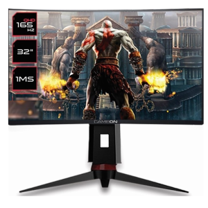 GAMEON GOP32QHD165IPS 31.5 165HZ MONITOR