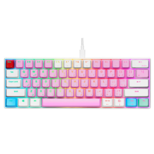 GAMERTEK MINI KEYBOARD GK60 – COTTON CANDY