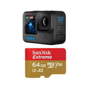 GoPro HERO12 Black +64GB microSD Memory Card