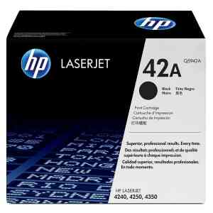 HP 42A (Q5942A) Black Original LaserJet Toner Cartridge