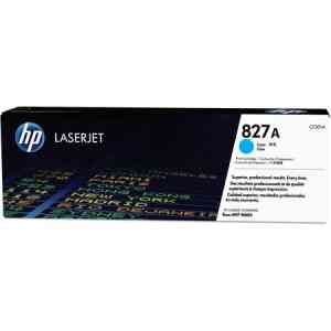 HP 827A Cyan Original Laserjet Toner Cartridge (CF301A)