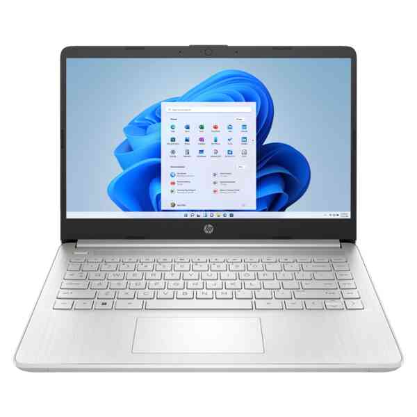 HP Notebook, 14 , FHD IPS Display, Intel Core i5 Processor, Intel Iris Xᵉ Graphics, Windows 11 Home, 8 GB RAM, 512 GB Storage, Natural Silver, 14s-DQ5033NE