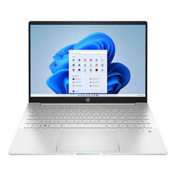 HP Pavilion Plus Laptop, 14 inches, Intel Core i7, 16 GB RAM, 512 GB SSD, NVMe NVIDIA GeForce RTX 2050 4 GB, Windows 11, Silver, P14-EH0006