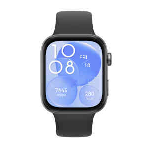 Huawei Watch FIT 3 SOLO with Fluoroelastomer Strap, Midnight Black