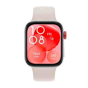 Huawei Watch FIT 3 SOLO with Fluoroelastomer Strap, White