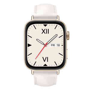 Huawei Watch FIT 3 SOLO with Leather Strap, Pearl White