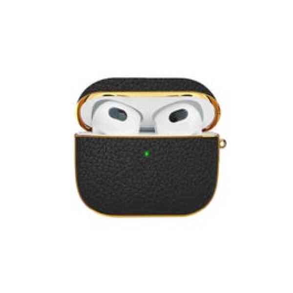 Hyphen Case Leather For Apple AirPods 3 Black
