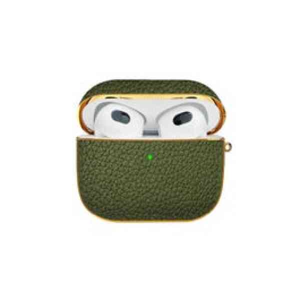Hyphen Case Leather For Apple AirPods 3 Green