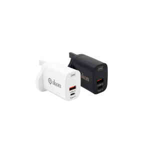 Ikon Fast Charger USB A+TypC-IKPT20B20w,Per Unit ,Assorted Colors