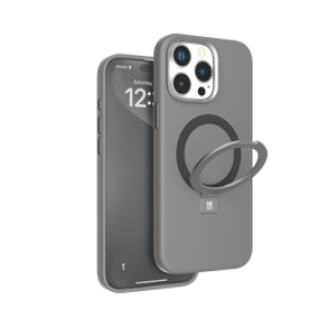 Levelo Case Iris Pro Magsafe Liquide Silicone iPhone 16 Pro Max Grey