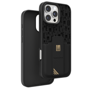 Levelo Case Morphix Gripstand With Card Holder iPhone 16 Pro Max Black