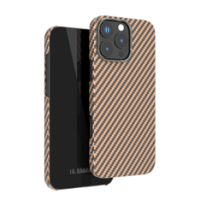 Levelo Case Sergei 1500D Aramid Carbon Fiber iPhone 16 Pro Max Desert Rose