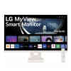 LG 27 inches MyView FHD IPS Smart Monitor with WebOS and Built-in Speakers, 27SR50F-W AMA