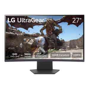 LG 27 Inches QHD Curved Gaming Monitor, 27GS60QC