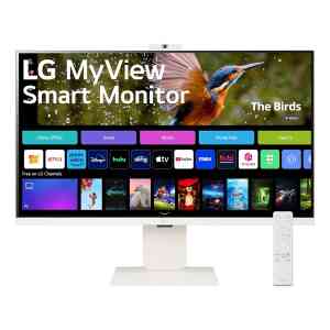 LG 32 Inches MyView Smart Monitor with webOS and Built-in FHD Webcam, 32SR85U-W