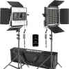 Neewer Bi-Color Video LED 2-Light Kit with Stands(NL660)