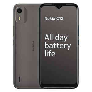Nokia C12 Pro Smartphone 64 GB Storage 4 GB RAM, Charcoal, TA-1583