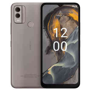 Nokia C22 4G Smartphone, 4 GB RAM, 128 GB Storage, Sand, TA1533