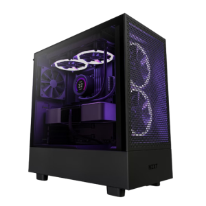 NZXT MID TOWER CASE H5 FLOW EDITION-BLACK