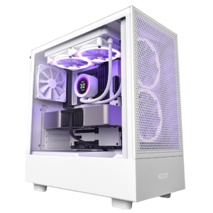 NZXT MID TOWER CASE H5 FLOW EDITION-WHITE