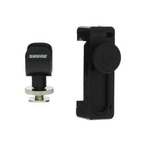 Phone Clamp And Mic Clip For MV88+ AMV-PC Black