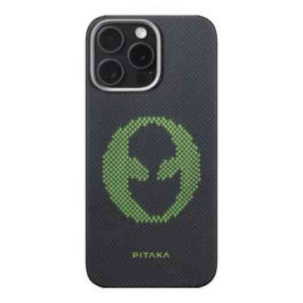 Pitaka Case Aries Tactile Woven iPhone 16 Pro Max Alien