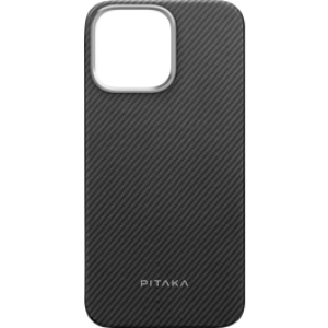 Pitaka Case Magez Airy Light Caseless Thin iPhone 16 Pro Black/Grey Twill