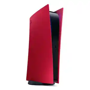 playstation 5 digital console covers volcanic red