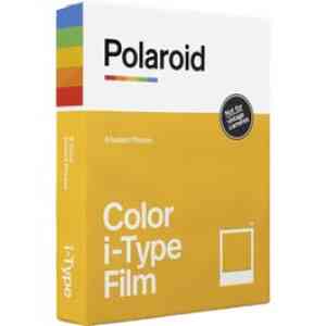Polaroid Instant Film Color Film I-Type 8 Pack White Frame