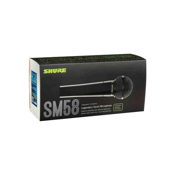 Pro XLR Dynamic Microphone - Professional Studio & Live Performance Cardioid Mic for Vocals, Podcasting, and Recording, Special Edition SM58 Edition Black
