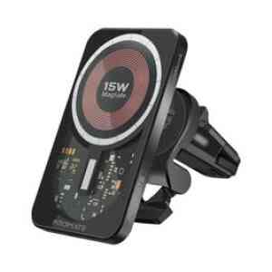 Promate 15W Magsafe Transparent Car Wireless Charger ,15W QI Charging