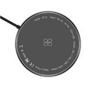 Promate 15W Metallic Slim Magnetic Wireless Charger , Black