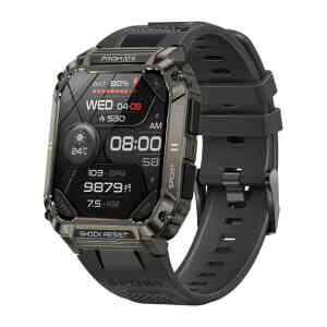 Promate Active Lifestyle Management Smart Watch, 1.95 Inches, Black, XWATCH-S19