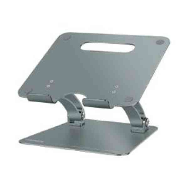 Promate Multi Level Aluminum Stand For Up To 17 inch Laptop And Flodable Design