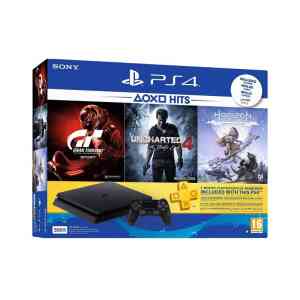 PS4 500 GB + 3 GAMES + 3 MONTHS MEMBERSHIP