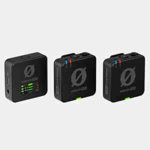 RODE Wireless PRO 2-Person Clip-On Wireless Microphone System/Recorder with Lavaliers (2.4 GHz)