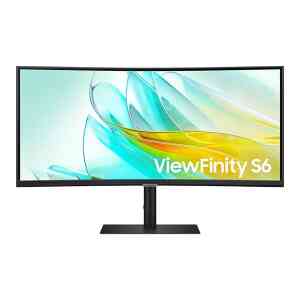 Samsung 34 ViewFinity S6 Monitor VA UWQHD Display LS34C650UAMX