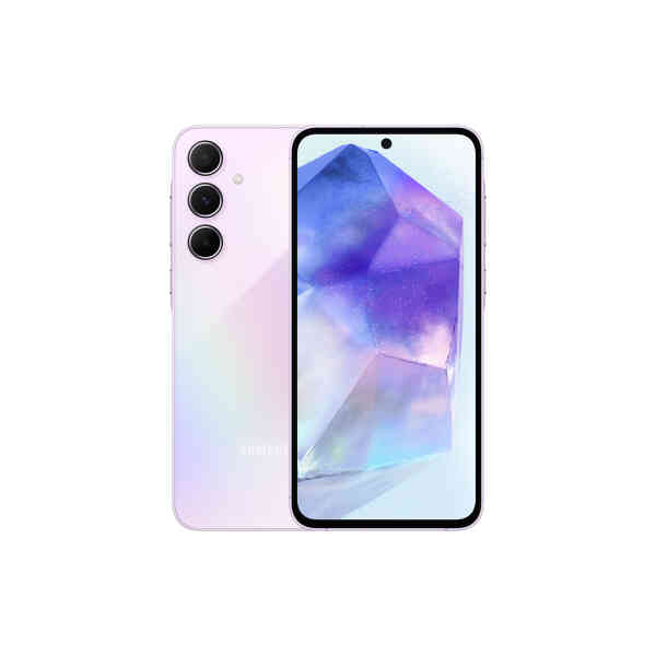 Samsung Galaxy A55 5G Smartphone, 8 GB RAM, 128 GB Storage, Awesome Lilac, SM-A556ELVVMEA