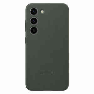 Samsung S23+ Leather Case, Green, EF-VS916LGEGWW