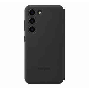 Samsung S23 Smart View Wallet Case, Black, EF-ZS911CBEGWW
