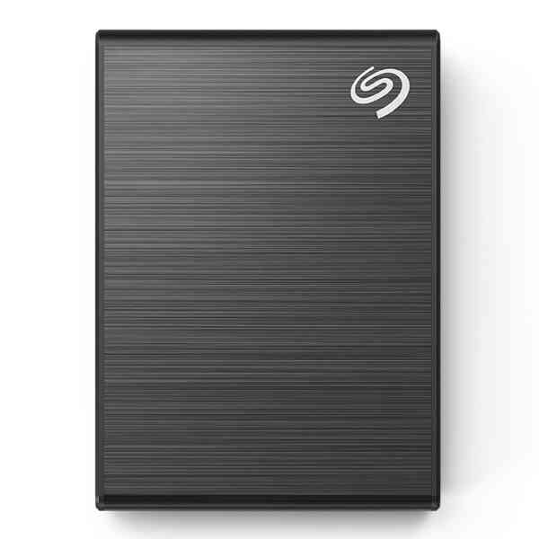 Seagate One Touch Portable External SSD, 1 TB Storage, Black, STKG1000400