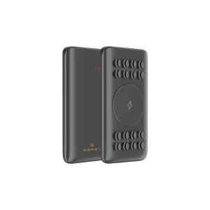 Smart AirConnect iMate 10W Fast Wireless charge + 18 W PD & QC Premium Suction Power bank 10000 mah ACMT10