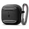 Spigen Case Rugged Armor For Airpods 4th Gen Matte Black