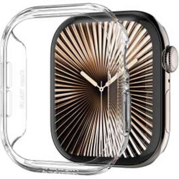 Spigen Case Thin Fit For Apple Watch 10 42 mm Crystal Clear