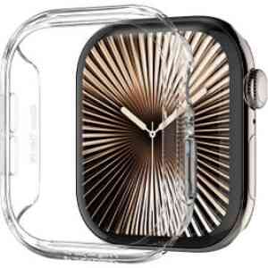 Spigen Case Thin Fit For Apple Watch 10 46 mm Crystal Clear