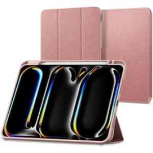 Spigen Case Urban Fit Stand Shockproof Fabric iPad Pro M4 11 inch Rose Gold
