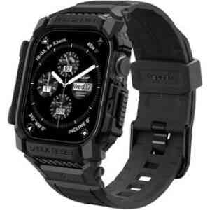 Spigen Strap/Case Rugged Armor Pro For Apple Watch 10 46 mm Matte Black
