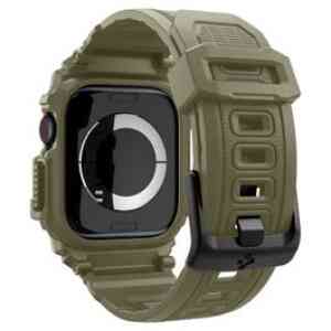 Spigen Strap/Case Rugged Armor Pro For Apple Watch 10 46 mm Vintage Khaki