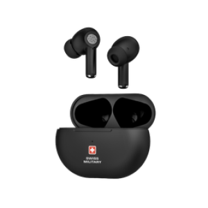Swiss Military Earbuds Delta 5 True Wireless ANC+ENC Stereo Black