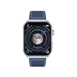 Swiss Military Smart Watch Alps 3 Gun Blue Silicon Strap